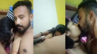 Big guy Enjoys Romantic sex With his Cute gf – Full Video