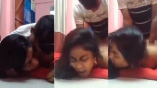 Hot Young guy Makes his South Indian gf Moan in Doggy Style